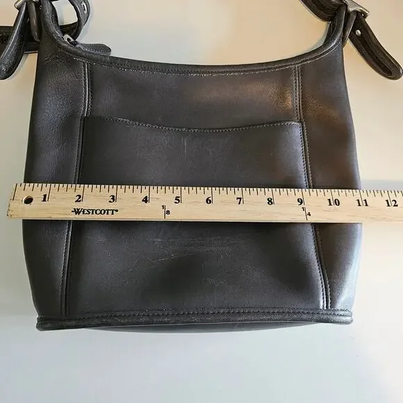 Vintage Coach Slim Duffle Sac Bag 9816 Leather Purse - Picture 11 of 13